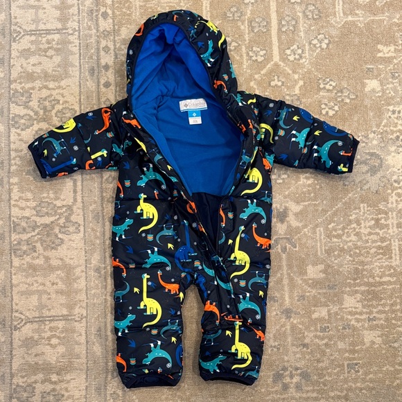 Columbia Other - Columbia Black Multicolor Dinosaur Footie